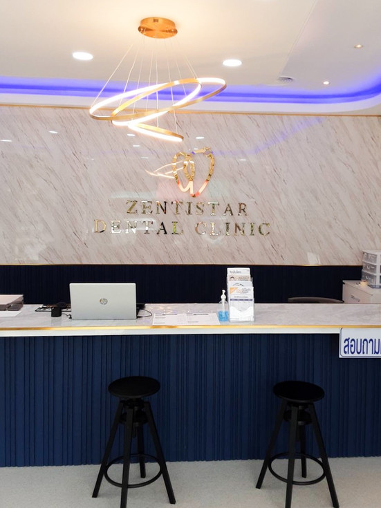 ทำรเทนเนอรแบบลวด 2 ชน ฟนบนและลาง ท Zenti Star Dental Clinic