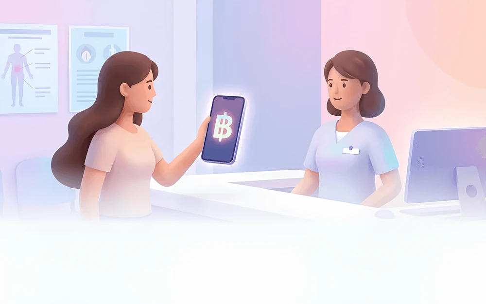 HDmall Go promotional background with discount offers