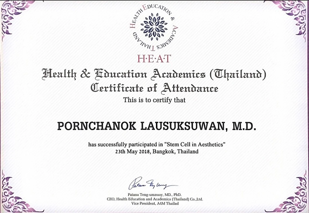 Chrio Clinic certificate 9