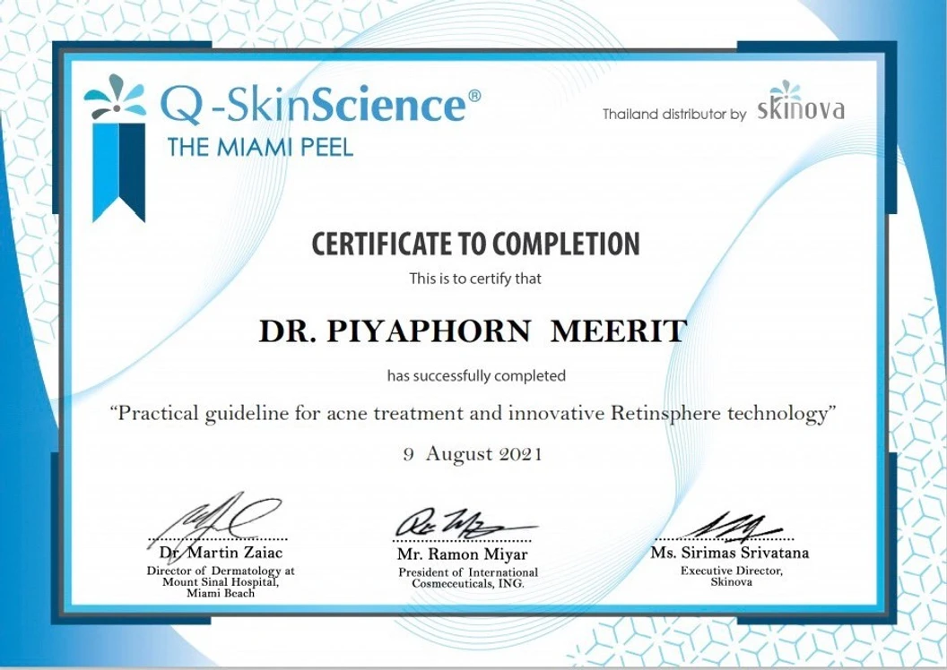 Double P Clinic certificate 9
