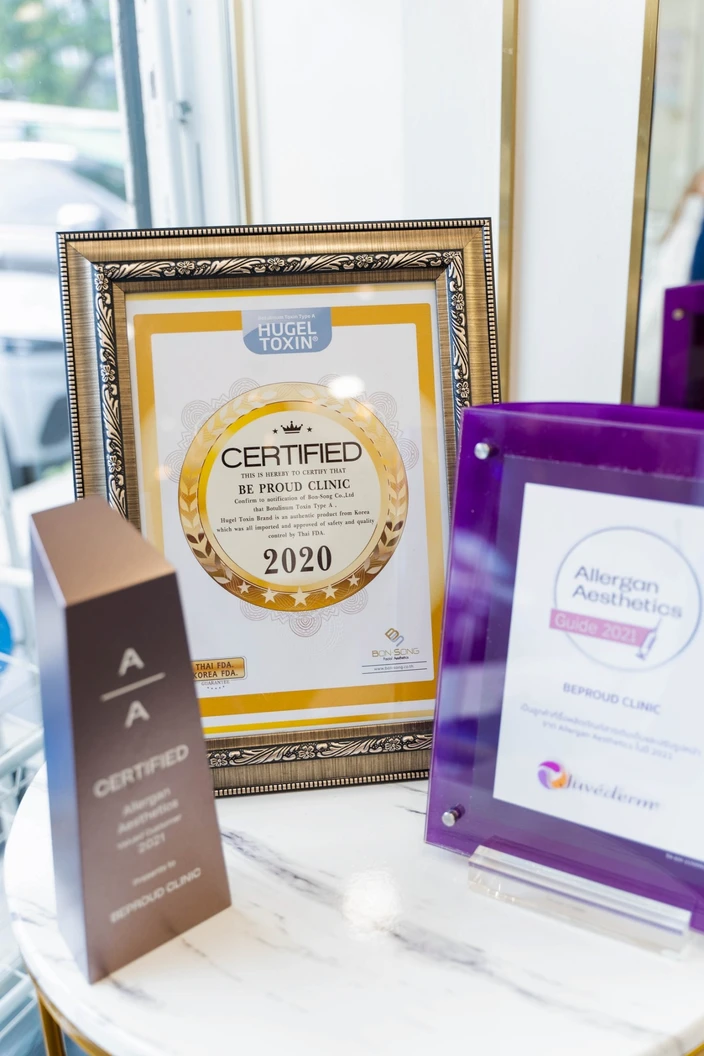 Beproud Clinic certificate 2