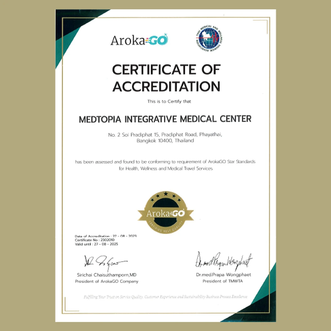 Medtopia Clinic certificate 0