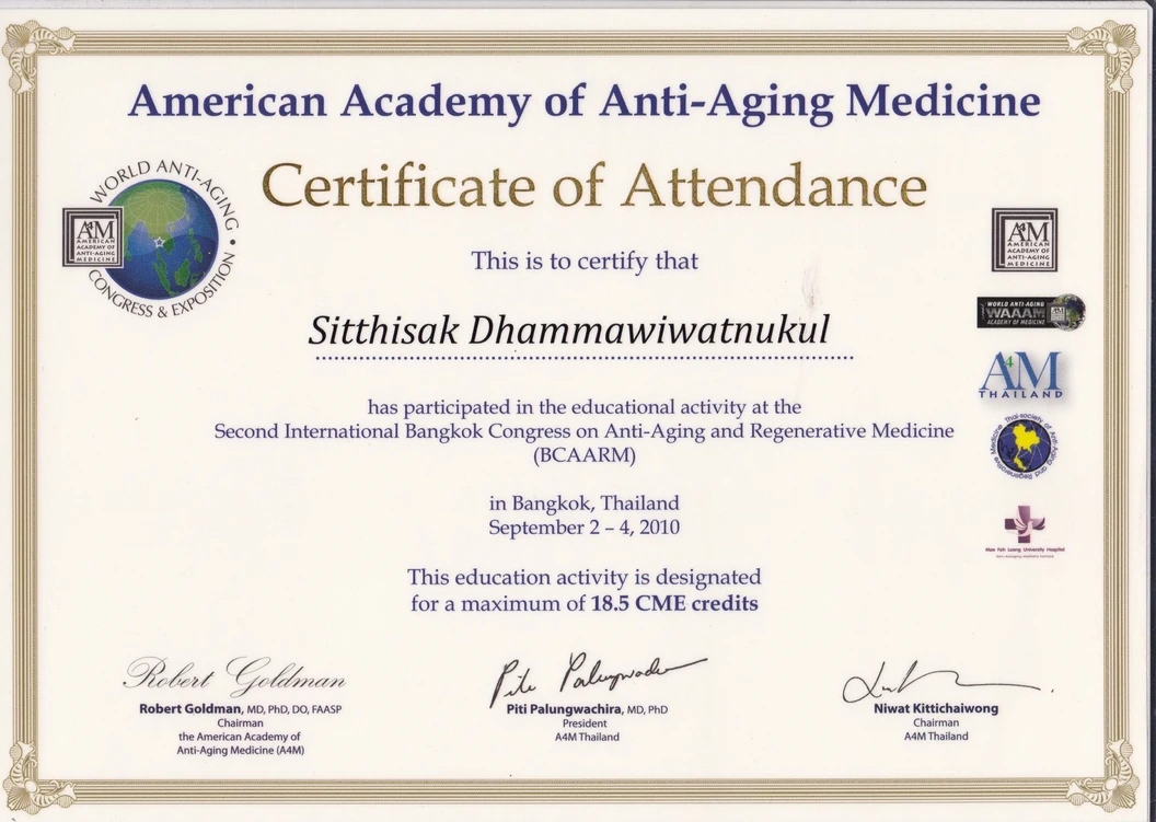 Ola Medica Clinic (โอลา เมดิก้า คลินิกเวชกรรม) certificate 0