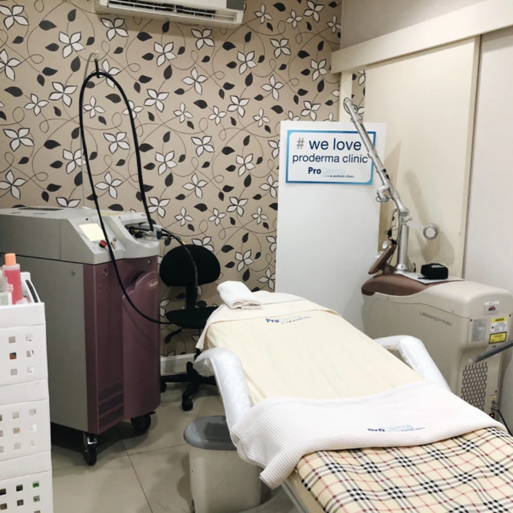 เลเซอร์กำจัดขนแก้มหรือเครา 5 ครั้ง Proderma aesthetic clinic