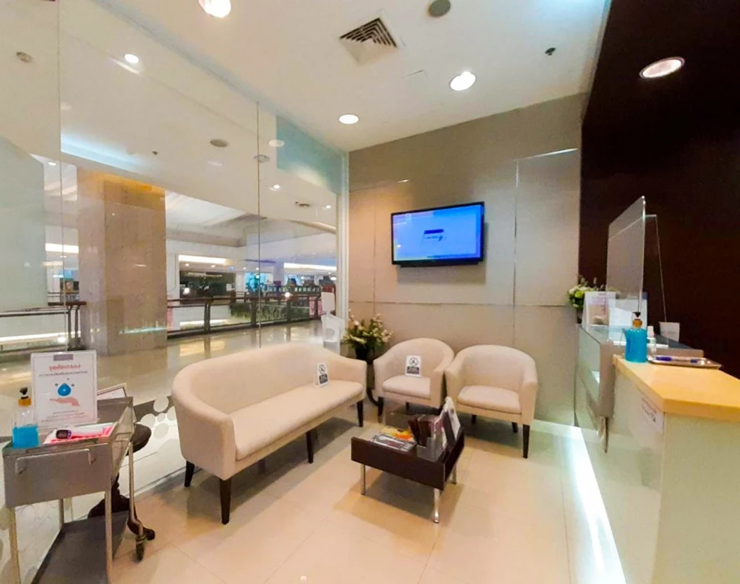 ทำ Thermage FLX 900 ช็อต บริเวณกรอบหน้าและเหนียง 1 ครั้ง