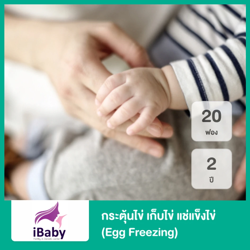 ฝากไข่ (Egg Freezing) กระตุ้นไข่ เก็บไข่ แช่แข็งไข่ 20 ฟอง 2 ปี
