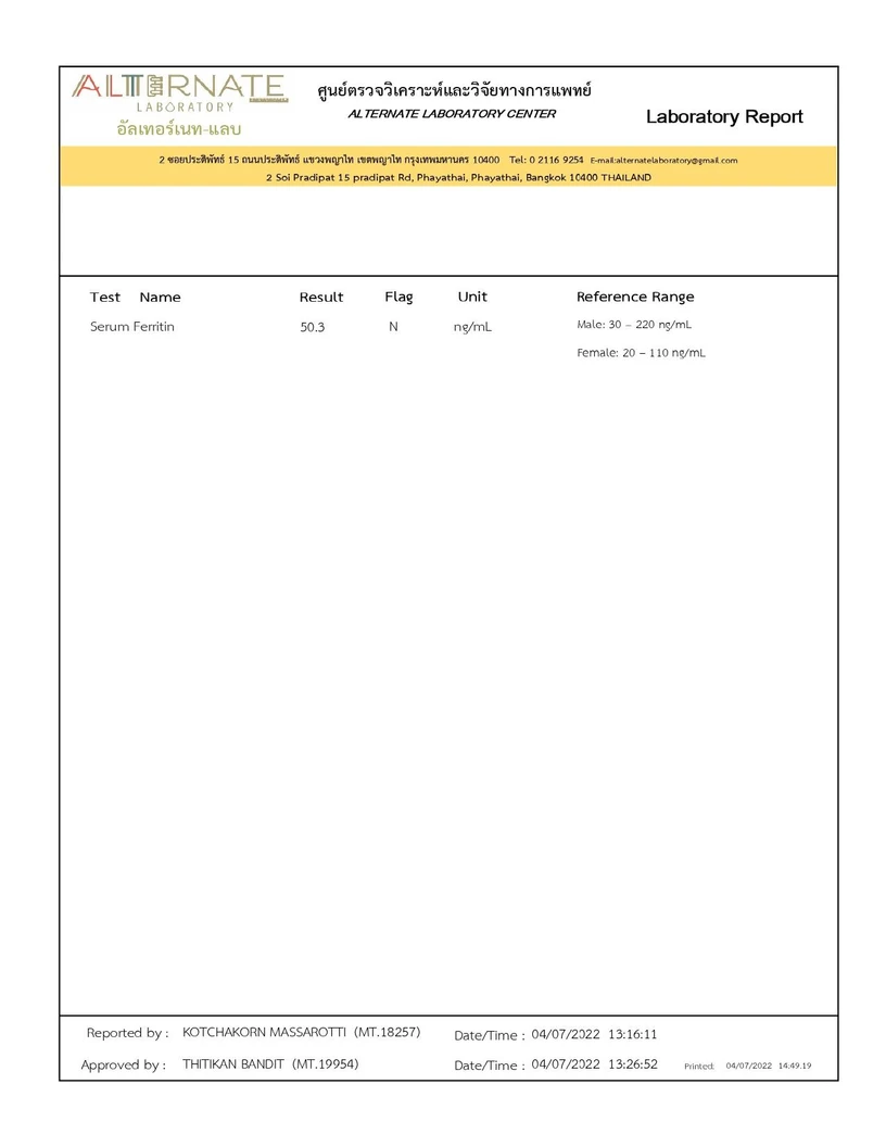 ตรวจสุขภาพและคัดกรองมะเร็ง 36 รายการ ผู้หญิง 20 ปีขึ้นไป ฟรี! EKG + IV Drip Energy Booster 1 ครั้ง