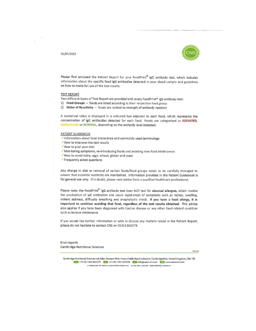 โปรแกรมตรวจภูมิแพ้อาหารแฝง 222 ชนิด ฟรี! ตรวจสแกนอวัยวะภายในร่างกาย (Bio Body Scan) 8 รายการ และ ตรวจคลื่นไฟฟ้าหัวใจ EKG