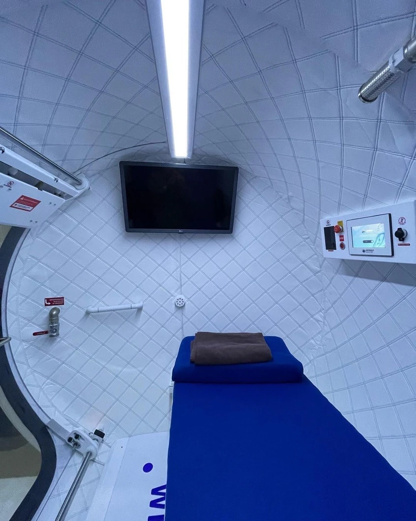 คอร์สทำไฮเปอร์แบริค HBO ฟื้นฟูร่างกายด้วยออกซิเจนบริสุทธิ์ 10 ครั้ง