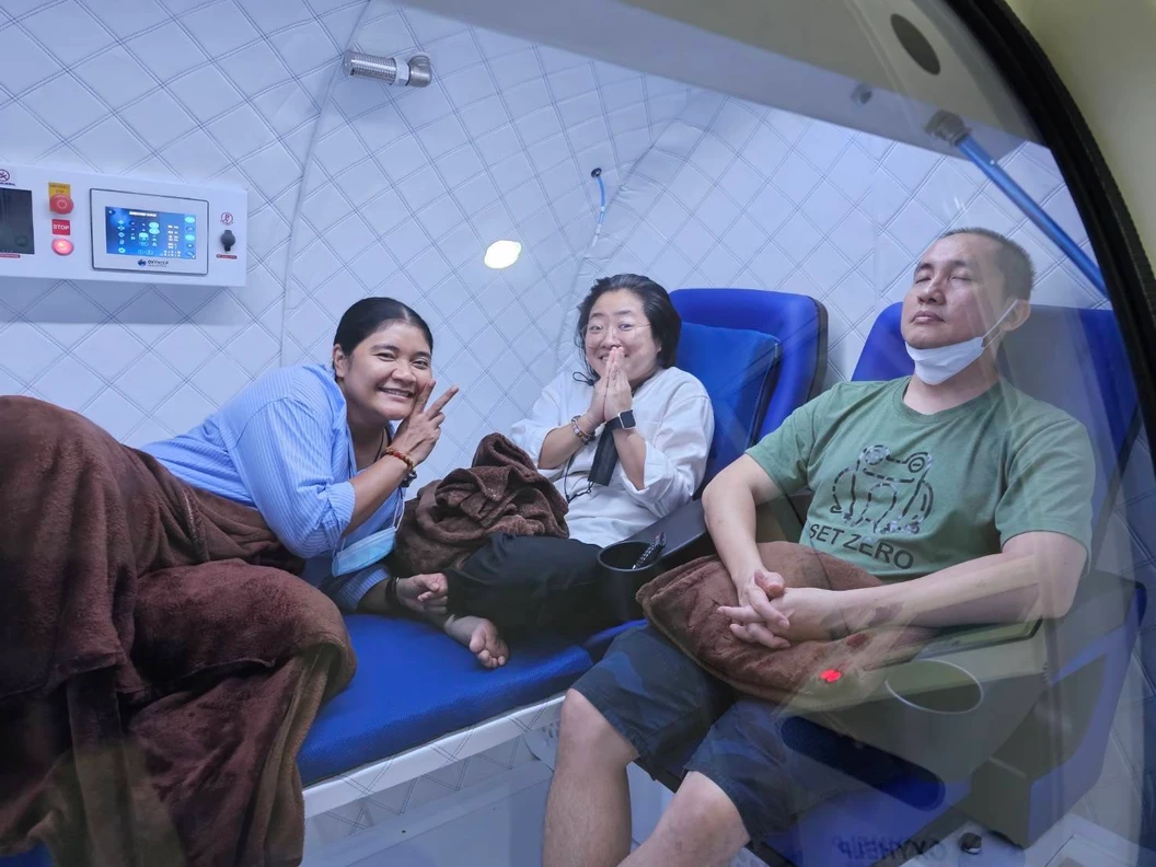 คอร์สทำไฮเปอร์แบริค HBO ฟื้นฟูร่างกายด้วยออกซิเจนบริสุทธิ์ 10 ครั้ง