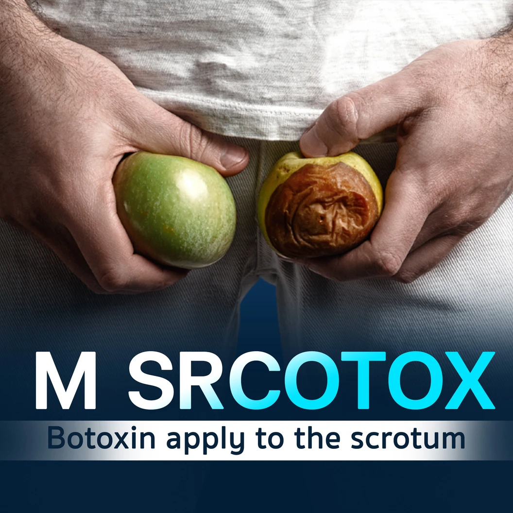 โปรแกรมโบท็อกซ์ M Scrotox จำนวนยูนิตขึ้นอยู่กับแพทย์ประเมิน (ถุงอัณฑะ)