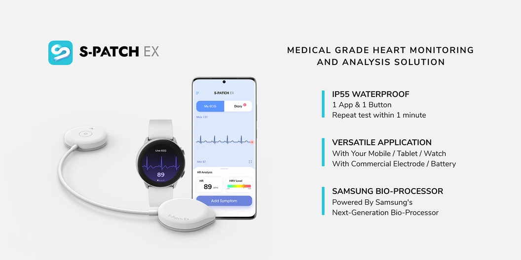 ตรวจสุขภาพหัวใจสำหรับผู้มีภาวะเสี่ยงโรคหัวใจหรือนักกีฬา ด้วยเครื่อง S-Patch EX 48 ชั่วโมง