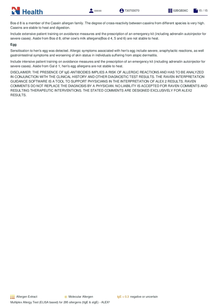 ตรวจสารก่อภูมิแพ้แบบเฉียบพลัน กลุ่มอาหารและสิ่งแวดล้อม (IgE) 295 รายการ (เจาะเลือด) ฟรี! แพทย์อ่านผลตรวจทางวิดีโอคอล