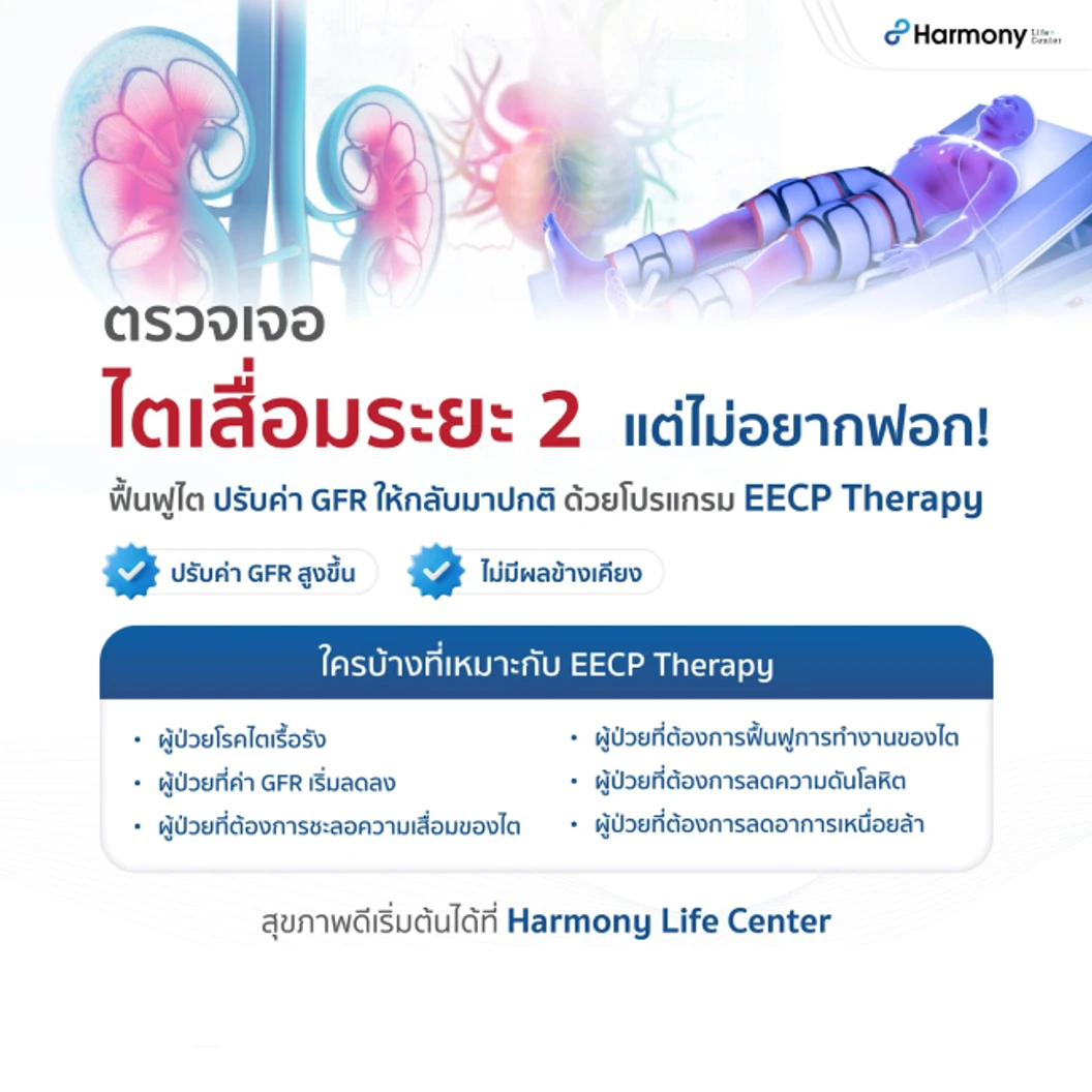 โปรแกรม EECP กระตุ้นการทำงานของหัวใจและหลอดเลือด