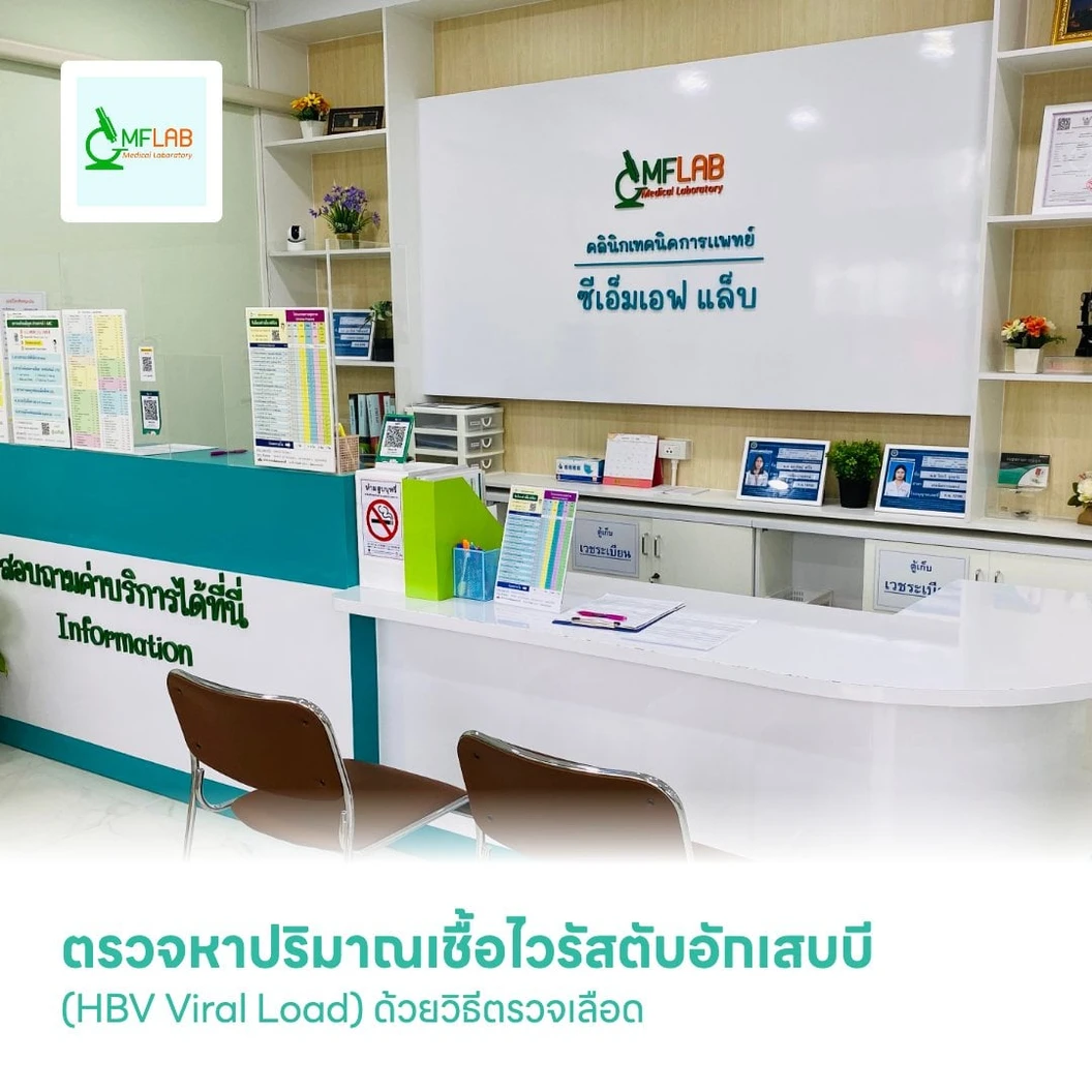 ตรวจหาปริมาณเชื้อไวรัสตับอักเสบบี (HBV Viral Load) ด้วยวิธีตรวจเลือด