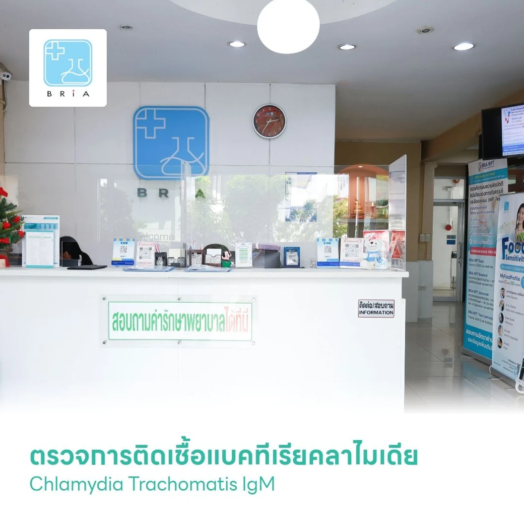 ตรวจการติดเชื้อแบคทีเรียคลาไมเดีย Chlamydia Trachomatis IgM