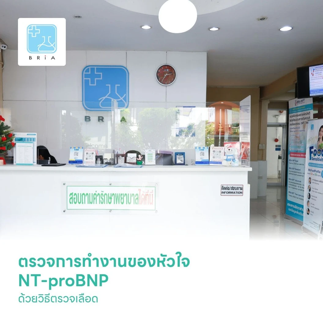 ตรวจการทำงานของหัวใจ NT-proBNP ด้วยวิธีตรวจเลือด