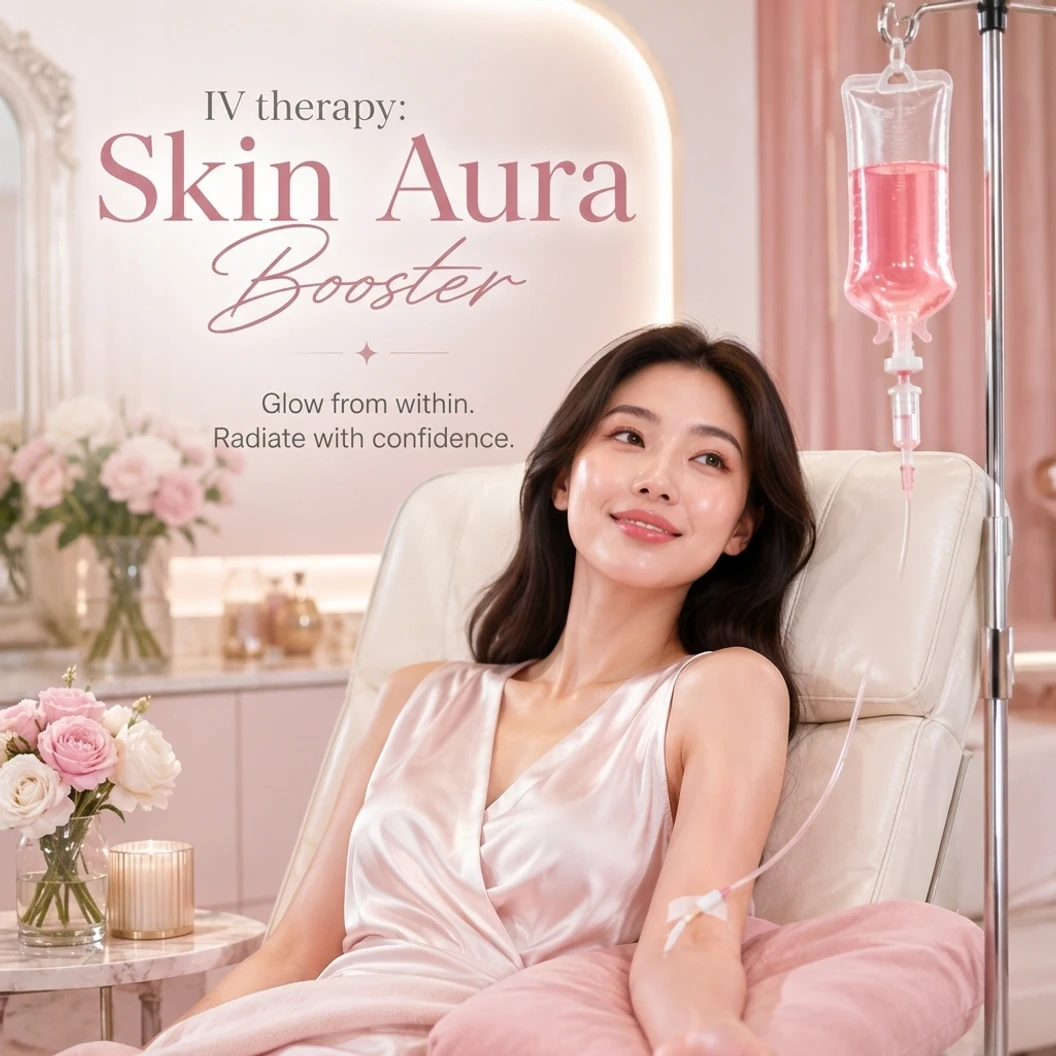 ดริปวิตามินสูตร Skin Aura Booster ช่วยบำรุงผิวกระจ่างใส