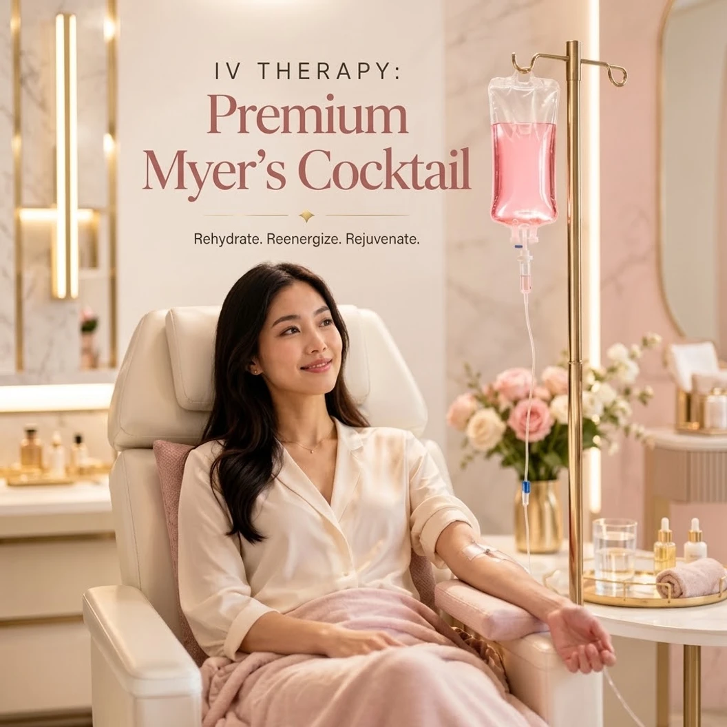 ดริปวิตามินสูตร Premium Myer's Cocktail ฟื้นฟูร่างกายระดับเซลล์