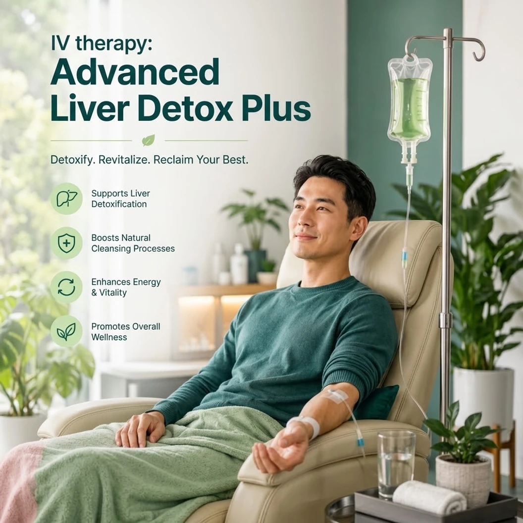 ดริปวิตามินสูตร Advanced Liver Detox Plus บำรุงตับและขับสารพิษออกจากตับ