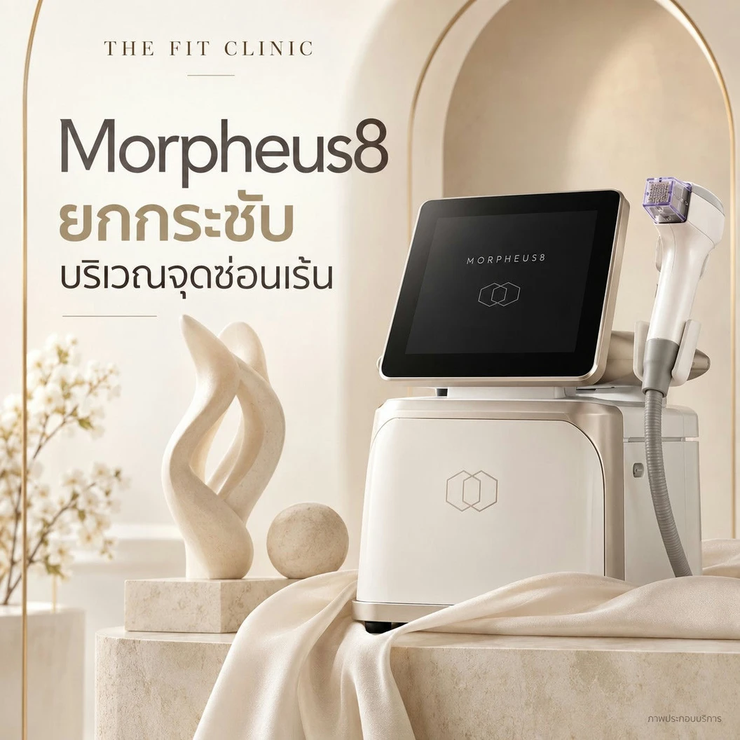 โปรแกรม Morpheus 8 ยกกระชับบริเวณจุดซ่อนเร้น