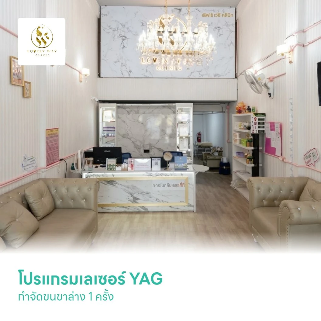 โปรแกรมเลเซอร์ YAG กำจัดขนขาล่าง 1 ครั้ง