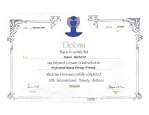 Perfect Figure Slimming & Spa certificate 1