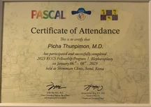 Forresthe Clinic certificate 2