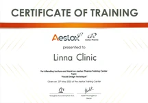 LINNA Clinic certificate 1