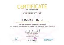 LINNA Clinic certificate 2