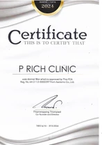 P RICH CLINIC certificate 2