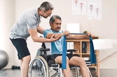 คอร์สทำกายภาพบำบัด ฟื้นฟูผู้ป่วยโรคหลอดเลือดในสมอง อัมพฤกษ์ อัมพาต แขนขาอ่อนแรง จำนวน 10 ครั้ง ฟรี ! ตรวจประเมินร่างกายในครั้งแรก