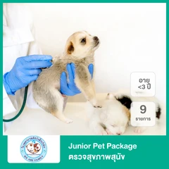 Junior Pet Package ตรวจสุขภาพสุนัข 9 รายการ สำหรับสุนัขอายุน้อยกว่า 3 ปี