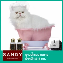 อาบน้ำแมวขนยาว น้ำหนัก 2-5 กก. 1 ครั้ง