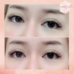 ต่อขนตา 2 ข้าง แบบช่อ ไม่จำเส้น 1 ครั้ง