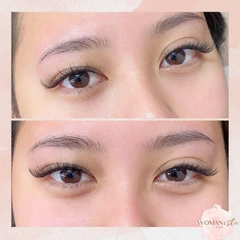 ต่อขนตา 2 ข้าง แบบช่อ 300 เส้น 1 ครั้ง