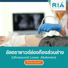 อัลตราซาวด์ช่องท้องส่วนล่าง สำหรับผู้ที่อายุ 18 ปีขึ้นไป