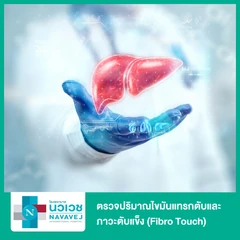 ตรวจปริมาณไขมันแทรกตับและภาวะตับแข็ง (Fibro Touch)
