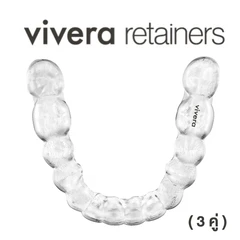 ทำรีเทนเนอร์แบบใส แบรนด์ Vivera จาก Invisalign ฟันบนและล่าง (3 คู่ 6 ชิ้นงาน)