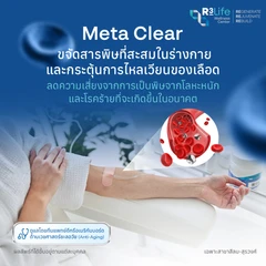 ดริปวิตามินสูตร Meta Clear ขจัดสารพิษที่สะสมในร่างกาย