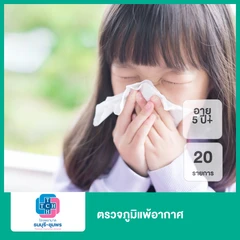 ตรวจภูมิแพ้อากาศ 20 รายการ (5 ปีขึ้นไป)