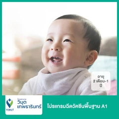 โปรแกรมฉีดวัคซีนพื้นฐาน A1 (2 เดือน-1 ปี)