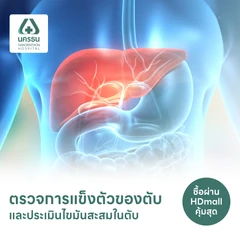 ตรวจการแข็งตัวของตับและตรวจประเมินไขมันสะสมในตับด้วยเครื่องไฟโบรสแกน (Fibroscan)