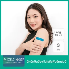 ฉีดวัคซีนป้องกันไวรัสตับอักเสบบี 3 เข็ม (16 ปีขึ้นไป)