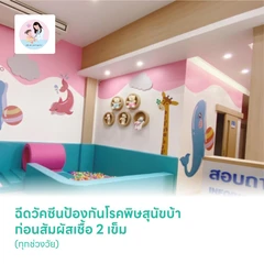 ฉีดวัคซีนป้องกันโรคพิษสุนัขบ้าก่อนสัมผัสเชื้อ 2 เข็ม (ทุกช่วงวัย)