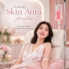ดริปวิตามินสูตร Skin Aura Booster ช่วยบำรุงผิวกระจ่างใส