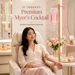 ดริปวิตามินสูตร Premium Myer's Cocktail ฟื้นฟูร่างกายระดับเซลล์