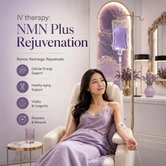 ดริปวิตามินสูตร NMN Plus Rejuvenation ช่วยเพิ่มพลังงานให้เซลล์สมองและร่างกาย