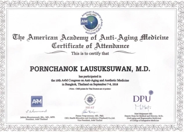 Chrio Clinic certificate 4