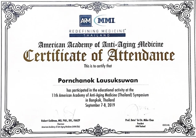 Chrio Clinic certificate 5